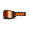 100% Accuri 2 Chicago Red Mirror Lens Motocross Goggles