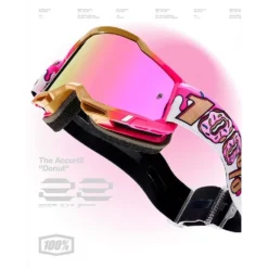 100% Accuri 2 Goggles Donut / Pink Mirror Lens -UFO Shop 50221 268 01 03 jpg