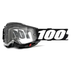 100% Accuri 2 Black Clear Lens Enduro MTB Goggles