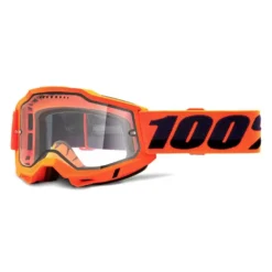 100% Accuri 2 Orange Clear Lens Enduro MTB Goggles