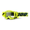 100% Accuri 2 Forecast Fluo Yellow Clear Lens Motocross Goggles