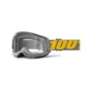 100% Strata 2 Izipizi Clear Lens Goggles