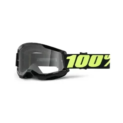 100% Strata 2 Upsol Clear Lens Goggles