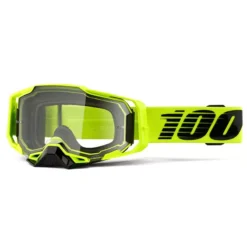 100% Armega Nuclear Citrus Clear Lens Goggles