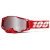 100% Armega Goggle War Red / HiPER Mirror Silver Lens