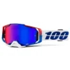 100% Armega Goggle Genesis / HiPER Mirror Blue Red Lens