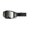 100% Armega Nightfall Silver Mirror Lens Motocross Goggles