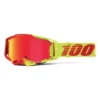 100% Armega Goggle Solaris HiPER Mirror Red Lens