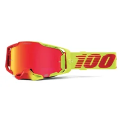 100% Armega Goggle Solaris HiPER Mirror Red Lens