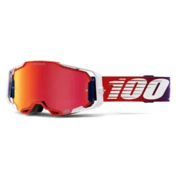 100% Armega Goggle Factory / HiPER Red Lens