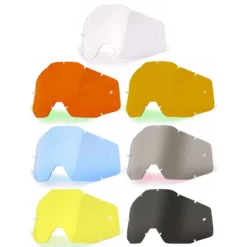 100% Accuri Racecraft Strata Anti-Fog Replacement Goggle Lens -UFO Shop 51001 jpg