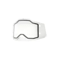 100% Racecraft 2 Accuri 2 Strata 2 Forecast Dual Pane Replacement Goggle Lens With Bumps