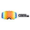 ONeal B-20 Proxy White Black Radium Red Lens Motocross Goggles