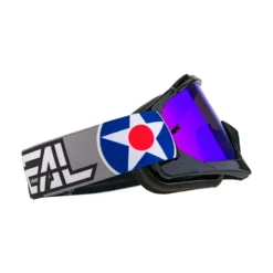 ONeal B-10 Warhawk Black Grey Radium Blue Lens Motocross Goggles -UFO Shop 6024 911 03 jpg