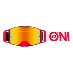ONeal B-30 Bold Black Red Radium Red Lens Motocross Goggles