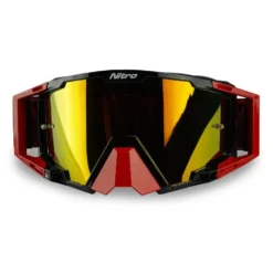 Nitro NV-100 Red Gold Mirror Lens Motocross Goggle -UFO Shop 8210204 03 jpg