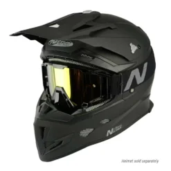 Nitro NV-100 Black Gold Mirror Lens Motocross Goggle -UFO Shop 8210206 04 jpg