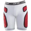 UFO Atom White Red Soft Padded Shorts With Internal Pad