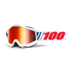 100% Accuri Goggle AF066 / Red Mirror Lens