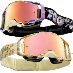 100% Armega Jett Lawrence LE Donut 2 PK Mirror Lens Goggles -UFO Shop armega donut goggles pack 05 jpg