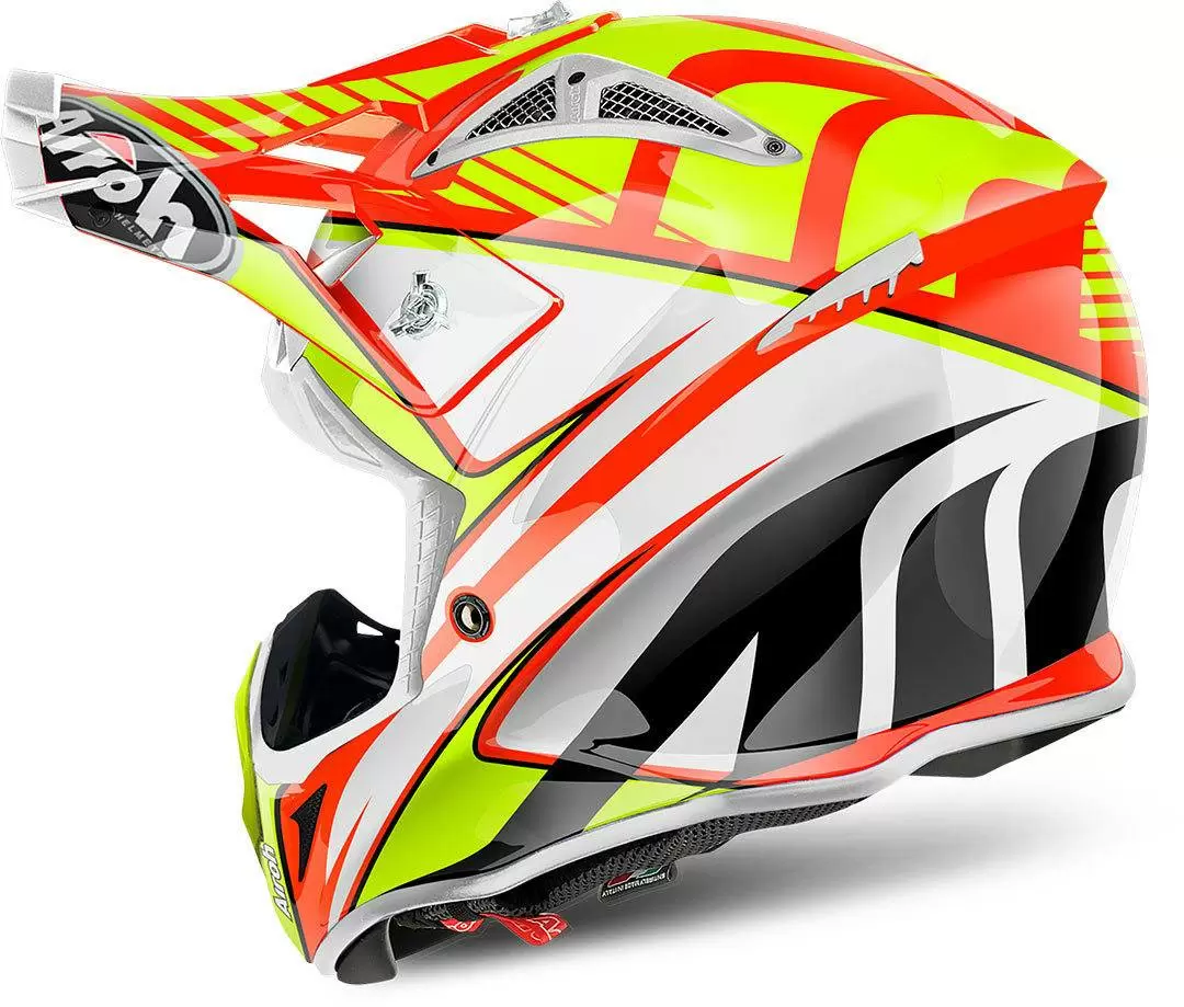 Airoh Aviator 2.2 - Double Orange Gloss 5 Airoh Aviator 2.2 - Double Orange Gloss - Image 5