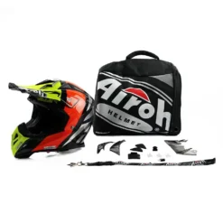 Airoh Aviator 2.2 Revolve Orange Motocross Helmet -UFO Shop av22rv32 08 jpg