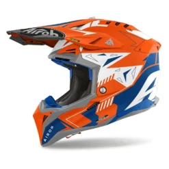 Airoh Aviator 3 Spin Orange Fluo Matt Helmet