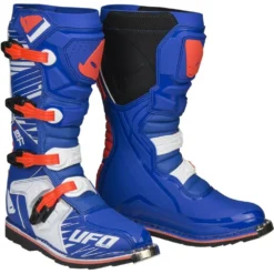 UFO Obsidian Red White Blue Motocross Boots -UFO Shop bo004c 46