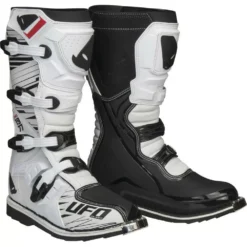 UFO Obsidian White Black Motocross Boots -UFO Shop bo004w 37 jpg