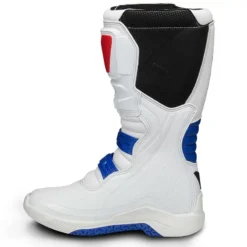 UFO Elektron White Blue Red Motocross Boots -UFO Shop bo005w right inner 3 jpg