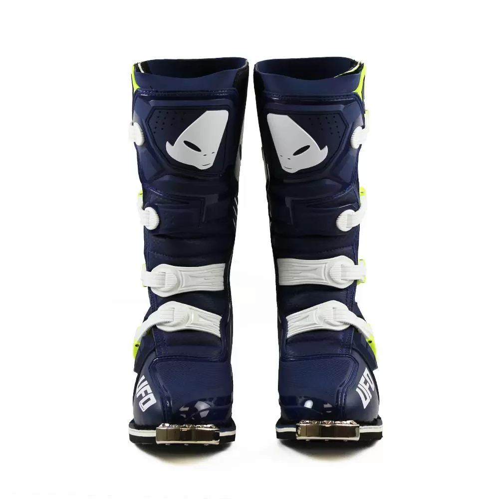 UFO Obsidian Motocross Boots - Blue Neon Yellow 7 UFO Obsidian Motocross Boots - Blue Neon Yellow - Image 7
