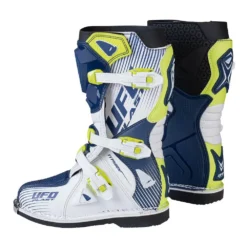 UFO Kids Typhoon Blue White Yellow Motocross Boots 17 UFO Kids Typhoon Blue White Yellow Motocross Boots -UFO Shop bo008cw 02 jpg