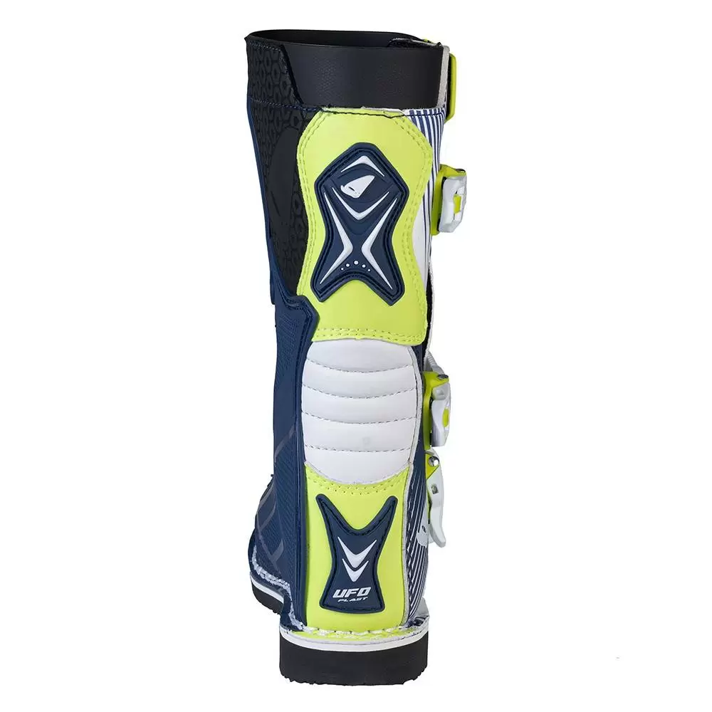 UFO Kids Typhoon Blue White Yellow Motocross Boots 10 UFO Kids Typhoon Blue White Yellow Motocross Boots - Image 10