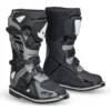 UFO Kids Typhoon Motocross Boots - Black Grey