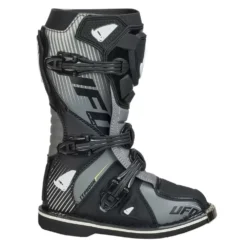 UFO Kids Typhoon Motocross Boots - Black Grey -UFO Shop bo008k 003 jpg