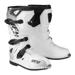 UFO Kids Typhoon Motocross Boots - White -UFO Shop bo008w 001 jpg