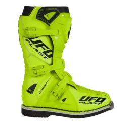 UFO Kids Typhoon Neon Yellow Motocross Boots -UFO Shop bo011 dflu 03 jpg