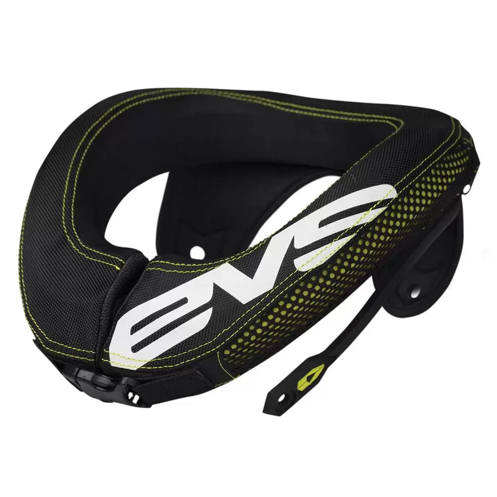 EVS R3 Black Hi-Viz Yellow Neck Protector 1 EVS R3 Black Hi-Viz Yellow Neck Protector