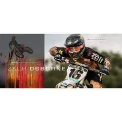 100% FMF Powerbomb US Of A Clear Lens Motocross Goggles -UFO Shop f 50200 101 07 03 jpg