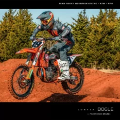 100% FMF Powerbomb Spark Red Mirror Lens Motocross Goggles -UFO Shop f 50200 251 06 03 jpg