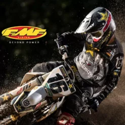 100% FMF Powerbomb Rocket White True Gold Mirror Lens Motocross Goggles 7 100% FMF Powerbomb Rocket White True Gold Mirror Lens Motocross Goggles -UFO Shop f 50200 253 00 03 jpg