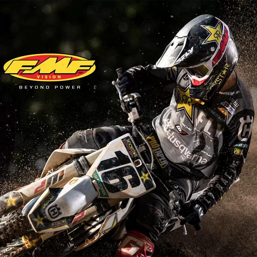 100% FMF Powerbomb Rocket White True Gold Mirror Lens Motocross Goggles 3 100% FMF Powerbomb Rocket White True Gold Mirror Lens Motocross Goggles - Image 3