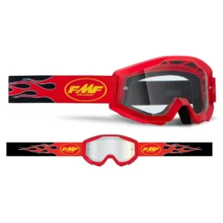 100% FMF Powercore Flame Red Clear Lens Motocross Goggles 4 100% FMF Powercore Flame Red Clear Lens Motocross Goggles -UFO Shop f 50400 101 03 02 jpg