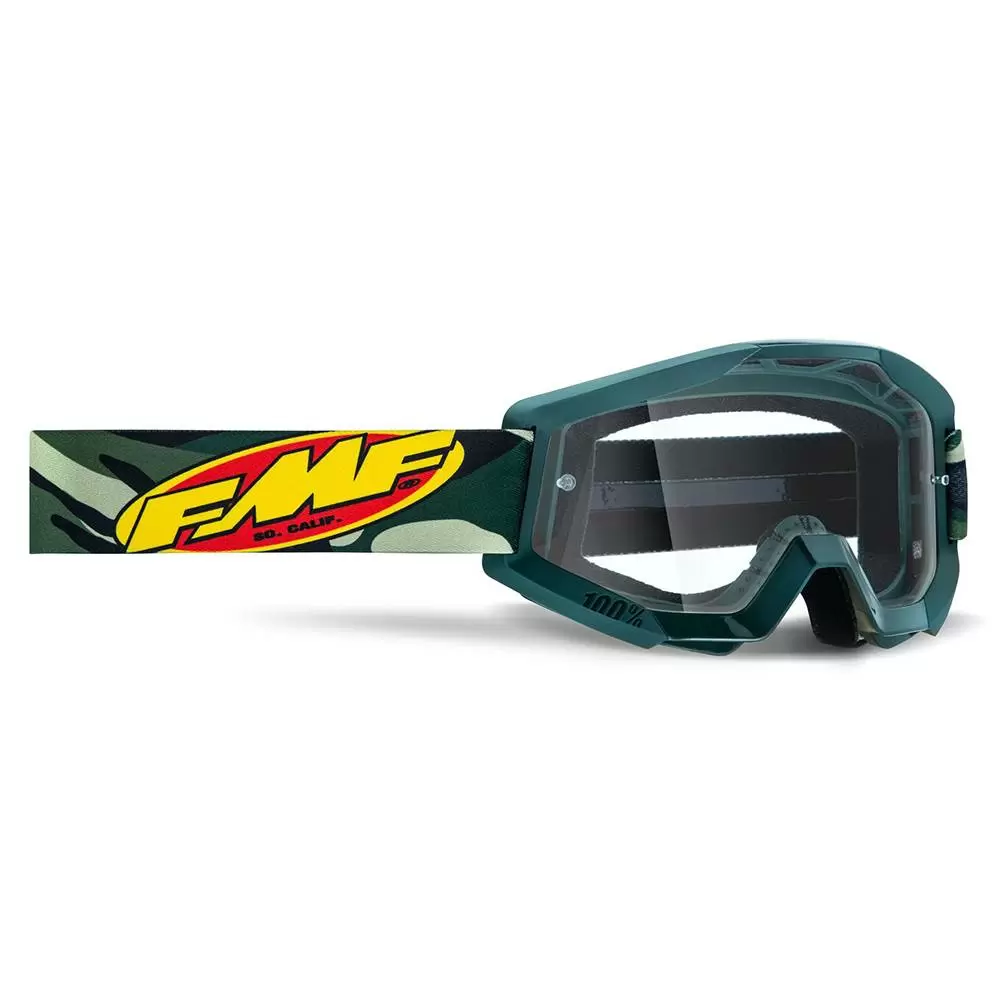 100% FMF Powercore Assault Camo Clear Lens Motocross Goggles 1 100% FMF Powercore Assault Camo Clear Lens Motocross Goggles