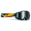 100% FMF Powercore Assault Camo Silver Mirror Lens Motocross Goggles
