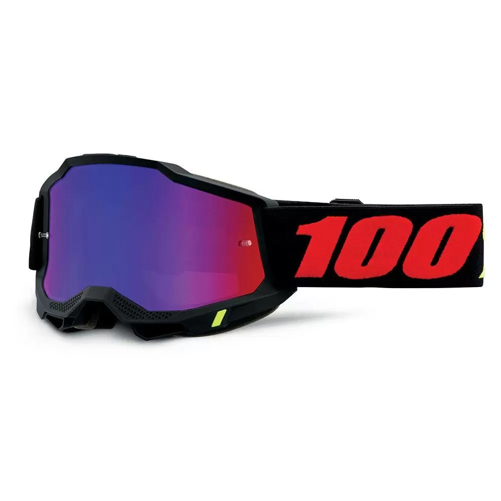 100% Accuri 2 Goggles Morphuis / Red Blue Mirror Lens 1 100% Accuri 2 Goggles Morphuis / Red Blue Mirror Lens