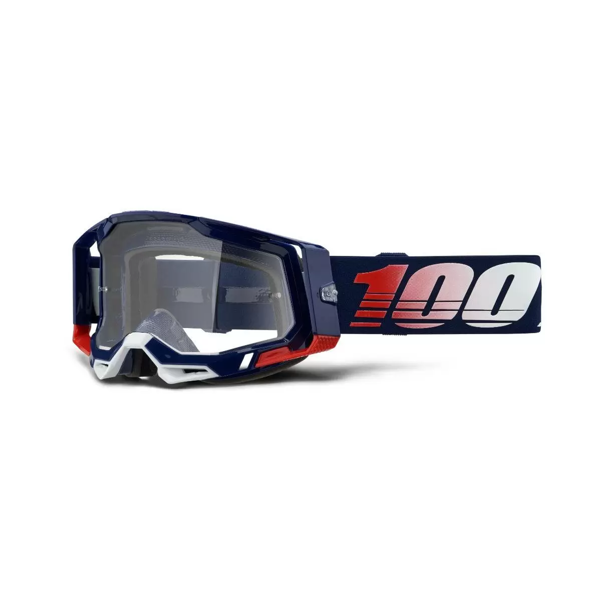 100% Racecraft 2 Goggle Republic / Clear Lens 3 100% Racecraft 2 Goggle Republic / Clear Lens - Image 3
