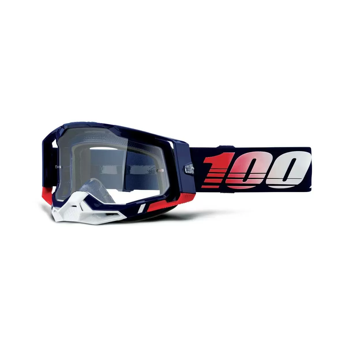 100% Racecraft 2 Goggle Republic / Clear Lens 1 100% Racecraft 2 Goggle Republic / Clear Lens