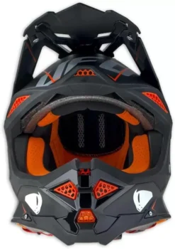 UFO Diamond Matt Black Motocross Helmet -UFO Shop he036 front 4 jpg