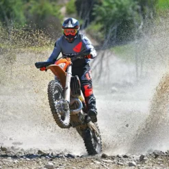 UFO Diamond Black Red Motocross Helmet -UFO Shop he047 action 3 jpg